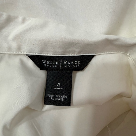 White House Black Market Ivory Women's bloques with flights size 4 - Picture 5 of 8